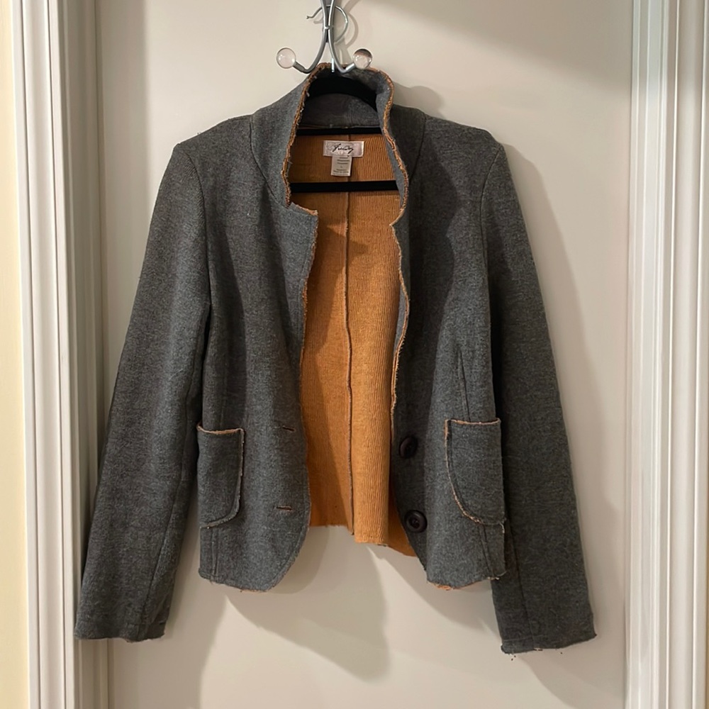 GUC gray/orange jacket